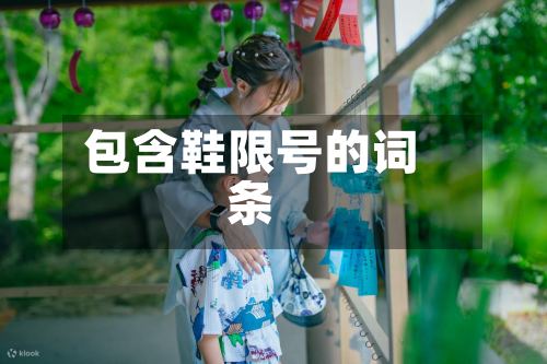 包含鞋限号的词条